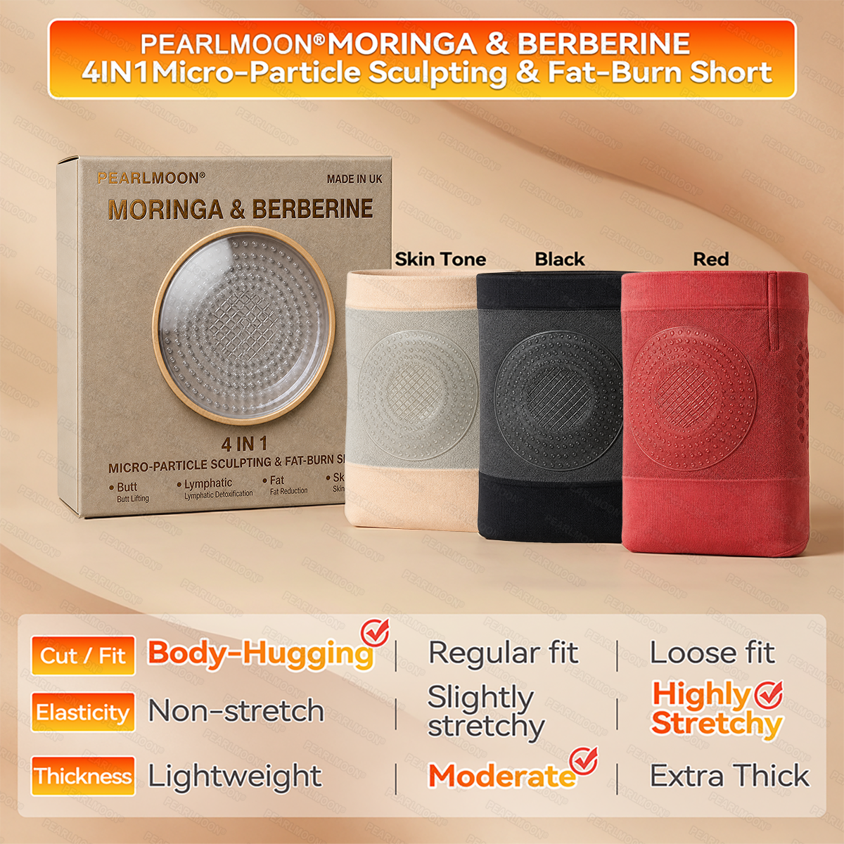 🔥 Only 10 boxes left! Get an extra 30% off. PEARLMOON® High-Compression Shaping Leggings ⚡ Gentle shaping, all-day comfort.